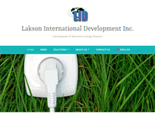 Tablet Screenshot of lakson-international.com